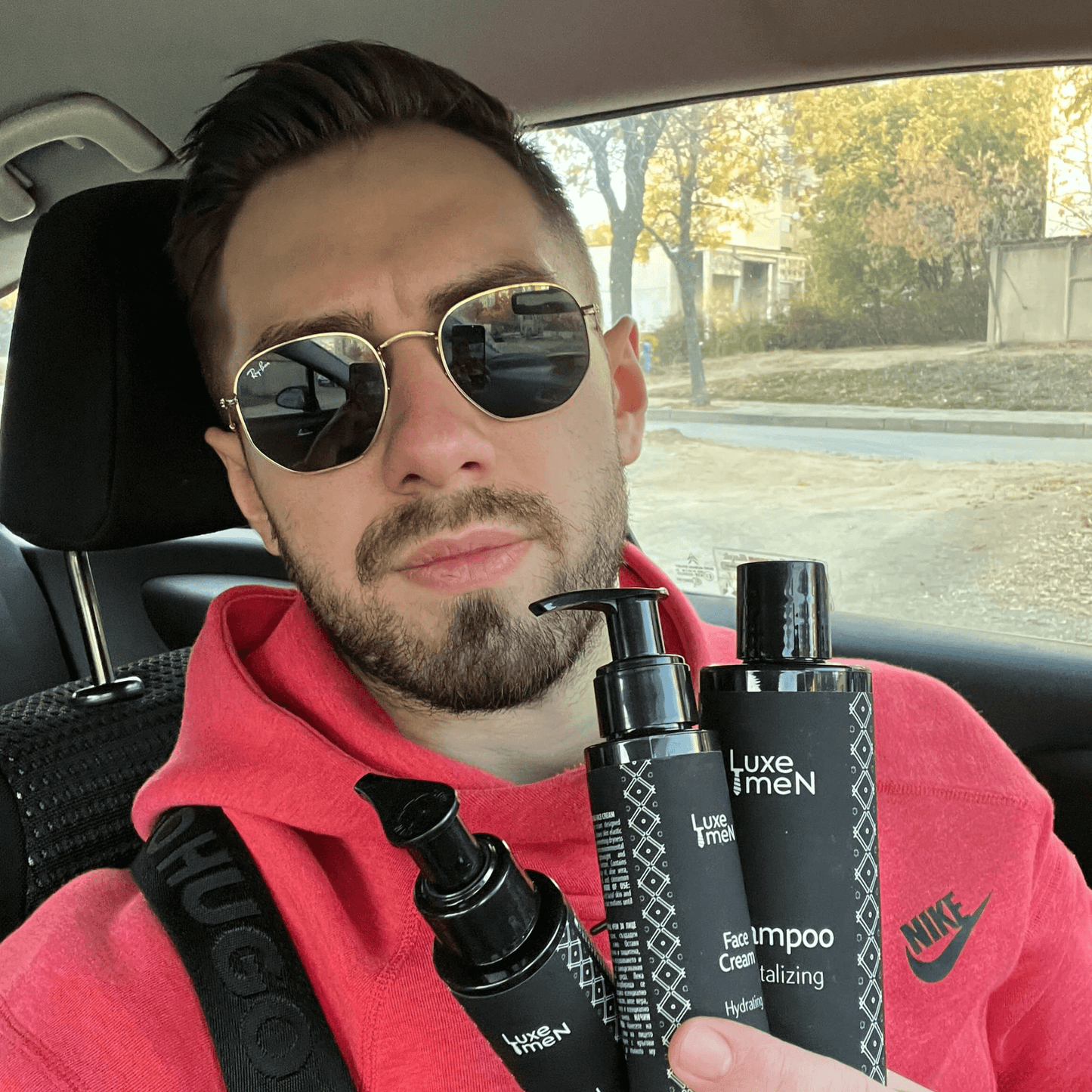 Luxe Men Skin Boost Set - лице и коса