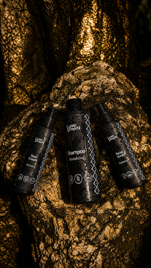 Luxe Men Skin Boost Set - лице и коса